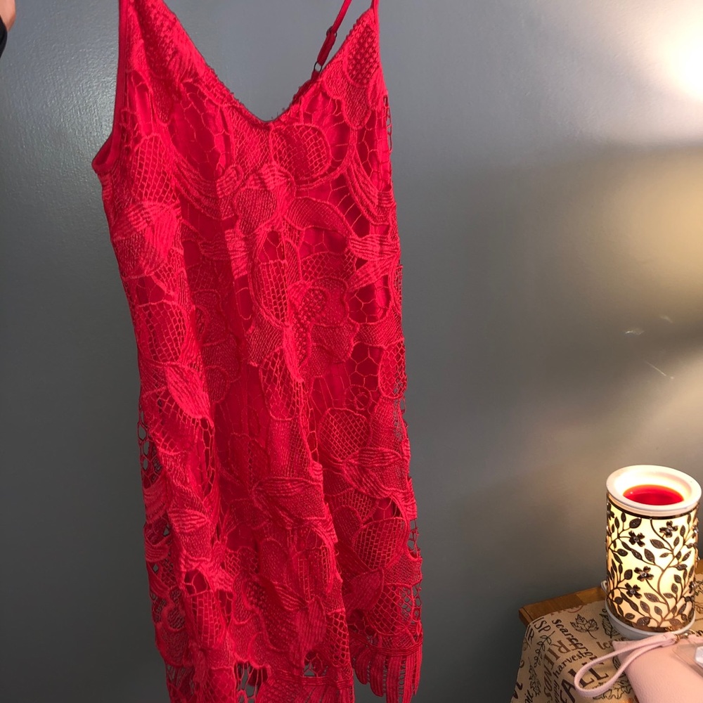 Red dress